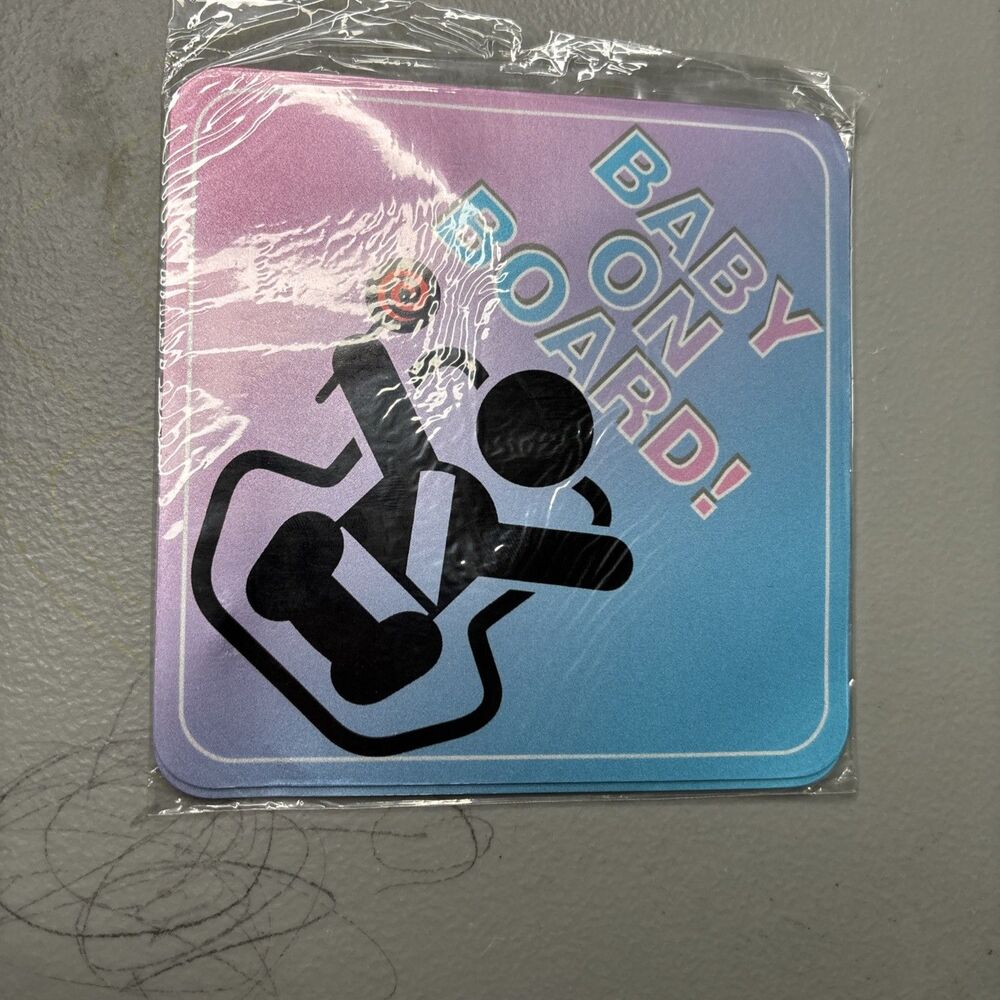 Safety 1st Baby On Board Sign New